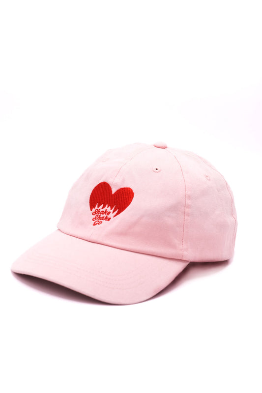 Pink cap heart