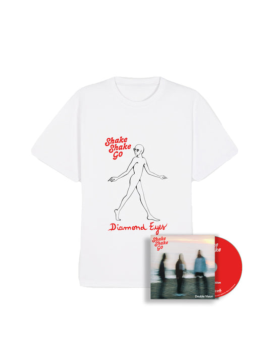 Pack Double Vision limited edition CD + T-Shirt Diamond Eyes